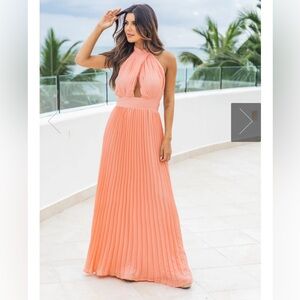 Pink Lily halter dress